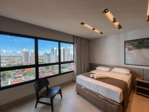 Santa Fe Apartment | Estúdio Completo e de Luxo ao lado Shopping CG.