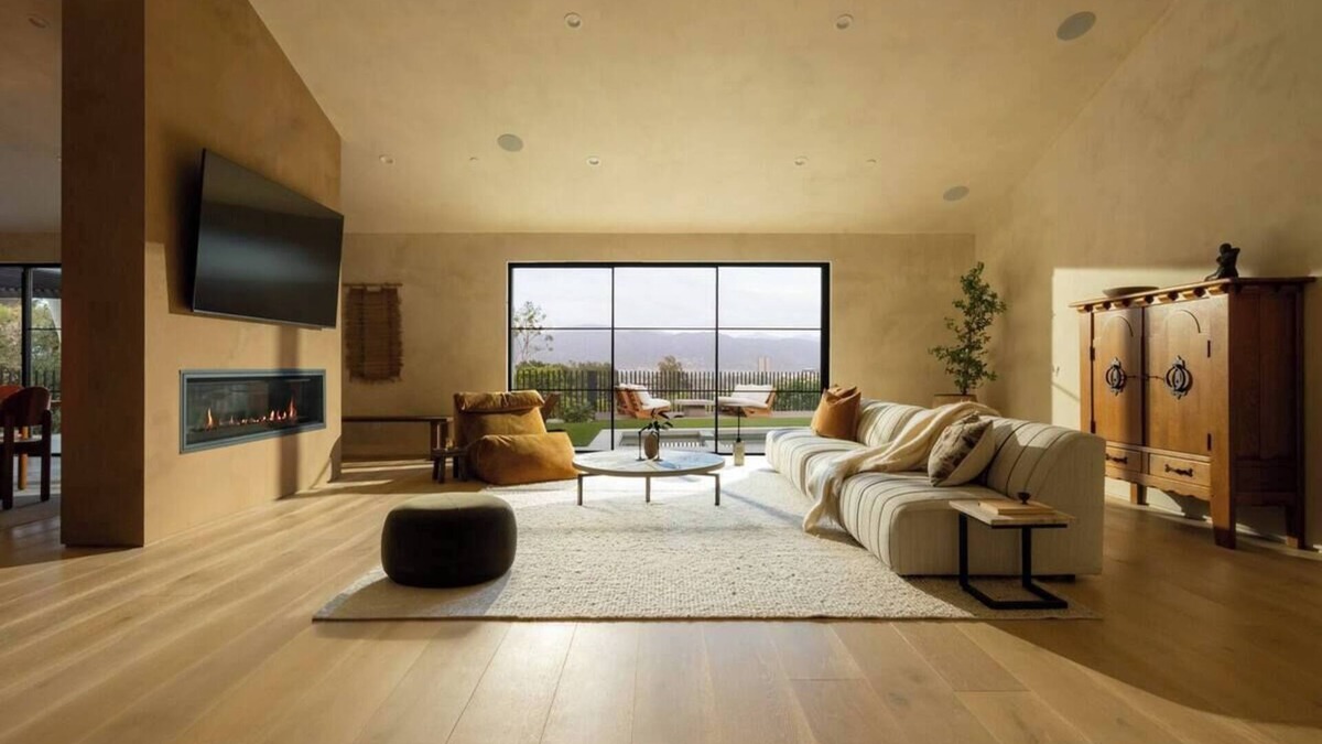 Studio City House | European style Home w/Pool, Fire Pit & City Views