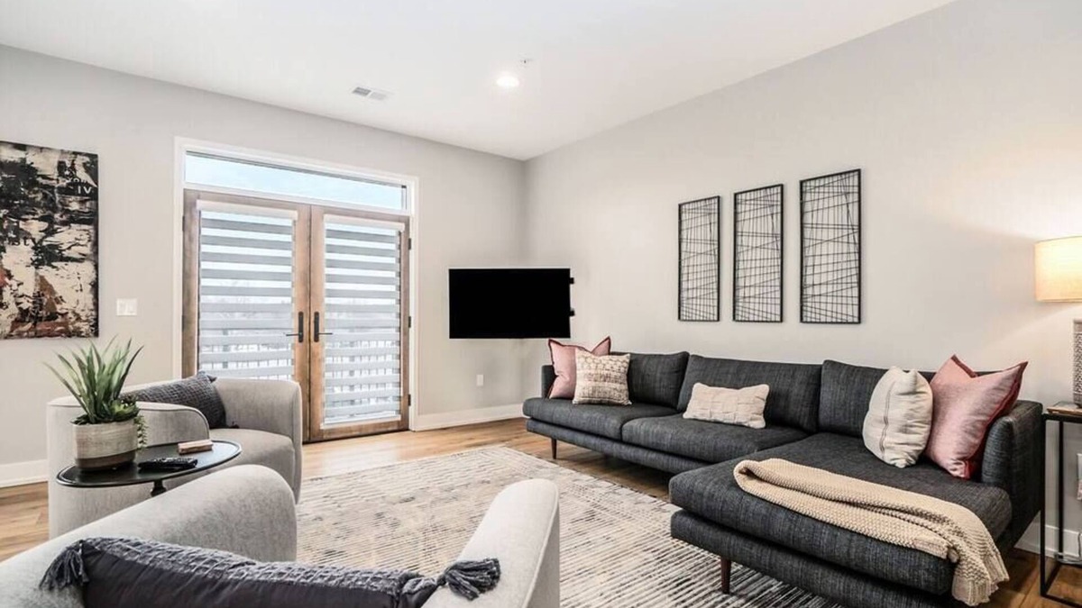 Holland Condo | Evelyn 202: Spacious Downtown Retreat with Private Deck & Balcony