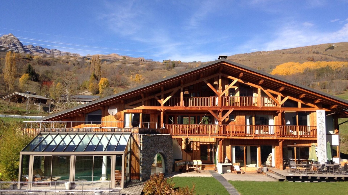 La Plagne-Tarentaise Ski Chalet | Exceptional, heated swimming pool, spa, sauna, tesla terminal, optional service
