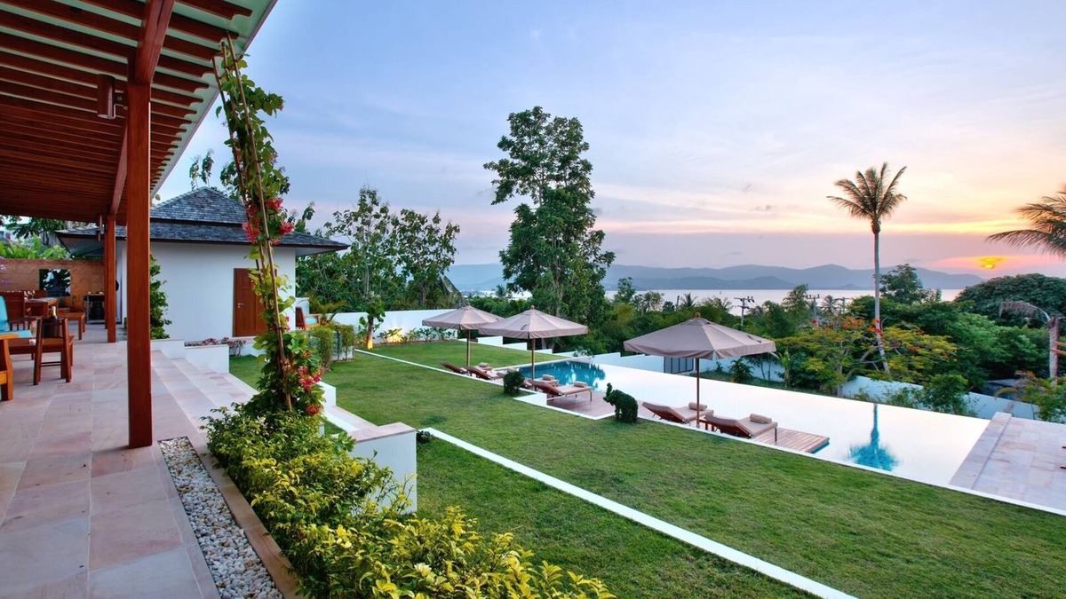 Moo 5 Villa | Exceptional Panoramic Sea View, Large Garden with 15 m swimming pool