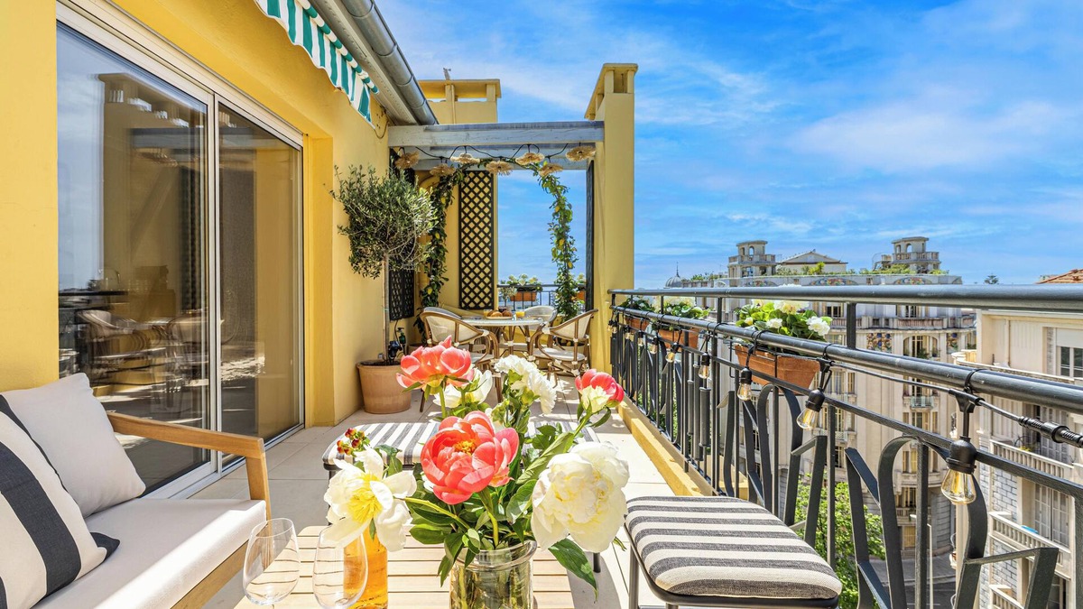 Thiers Apartment | Exceptional Penthouse, 2 BDR Suites, 3 spacious terraces, Sea view, Elevator, AC