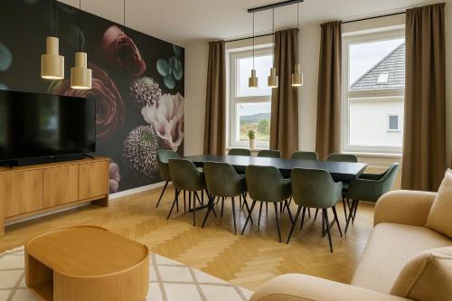 Bad Sooden-Allendorf Apartment | Exklusive 2 Whg - 6 SZ - 14 P - 2 Küchen - 4 Bäder - Mitten in Deutschland - Kurstadt fußläufig