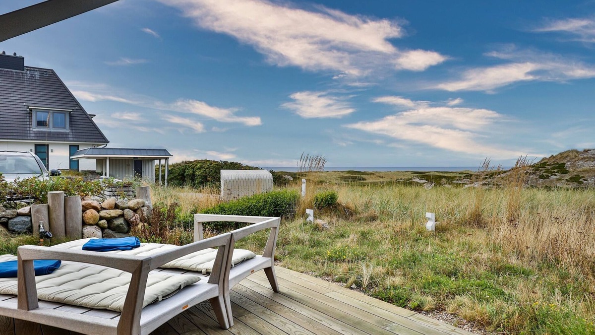Hornum Apartment | Exklusive Ferienwohnung mit Meerblick und Sauna im Hörnumer Norden