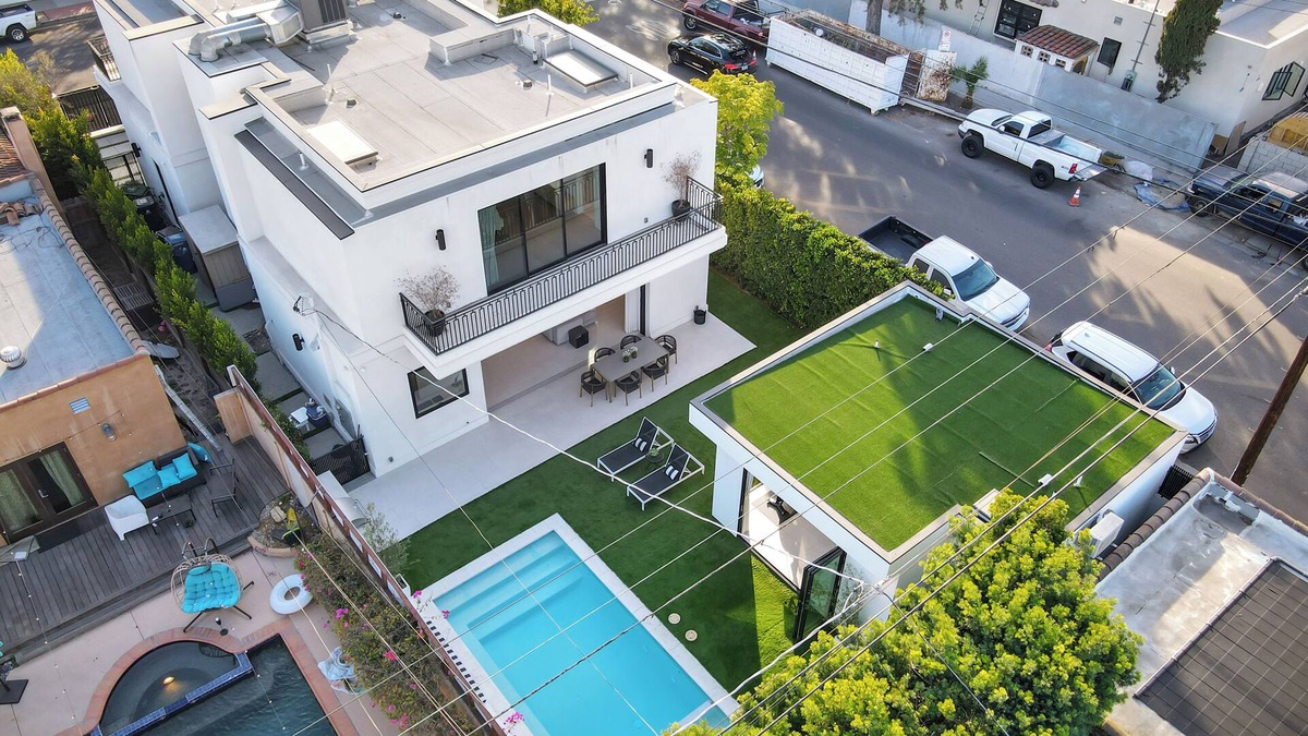 Beverly Grove House | Expansive 6-bedroom residence in prime West Hollywood, bright open living,