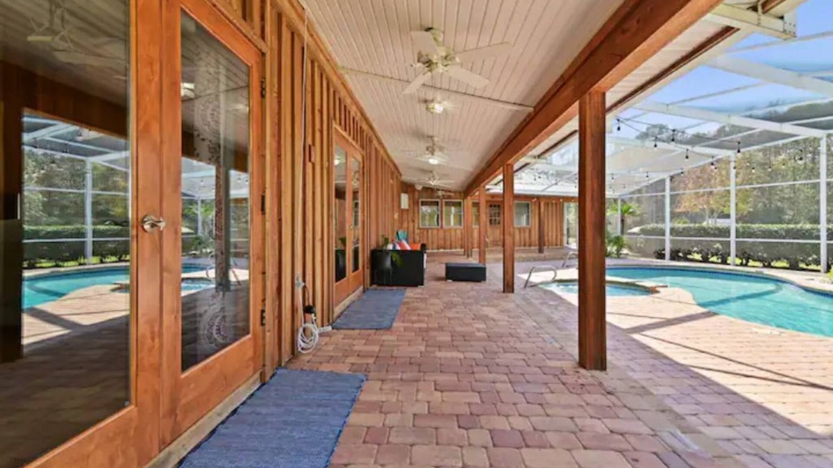 St. Cloud House | Experience FL in a Cypress Cabin w/Pool & Theater