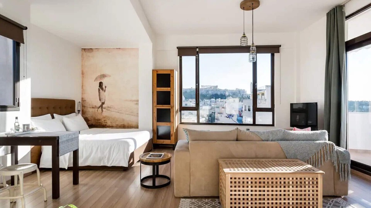 Monastiraki Apartment | Explore Nightlife Near an Apartment With an Acropolis View