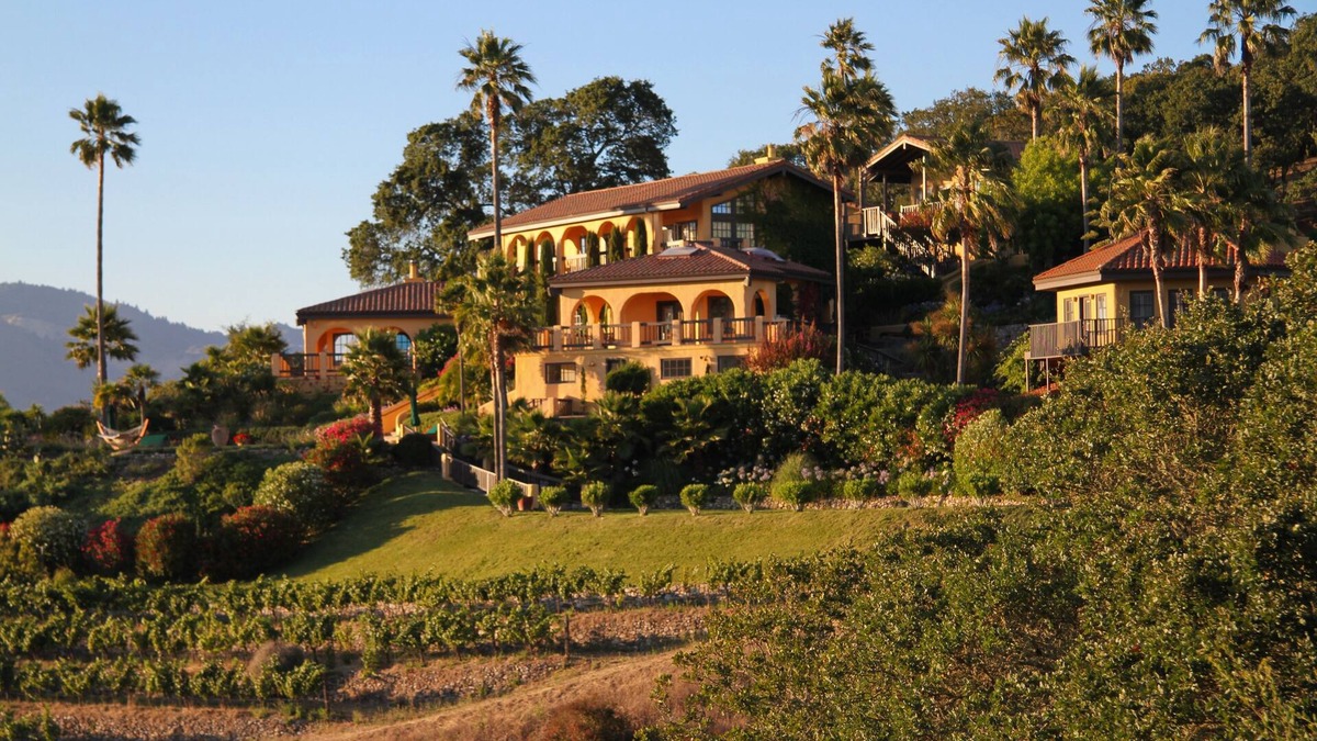 Glen Ellen House | Exquisite Wine Country Villa, Winery And Wine Cave, Villa Montebella