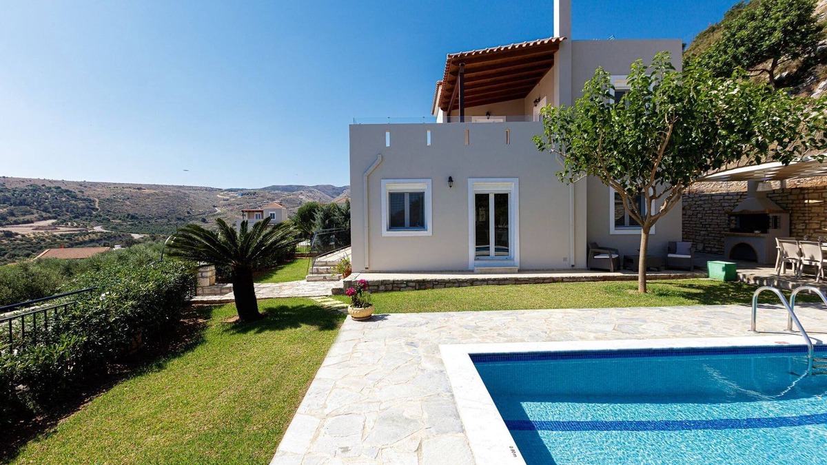 Agia Triada Villa | Extravagant Crete Villa | Villa Zenith I | Private Pool and Outdoor Amenities |.
