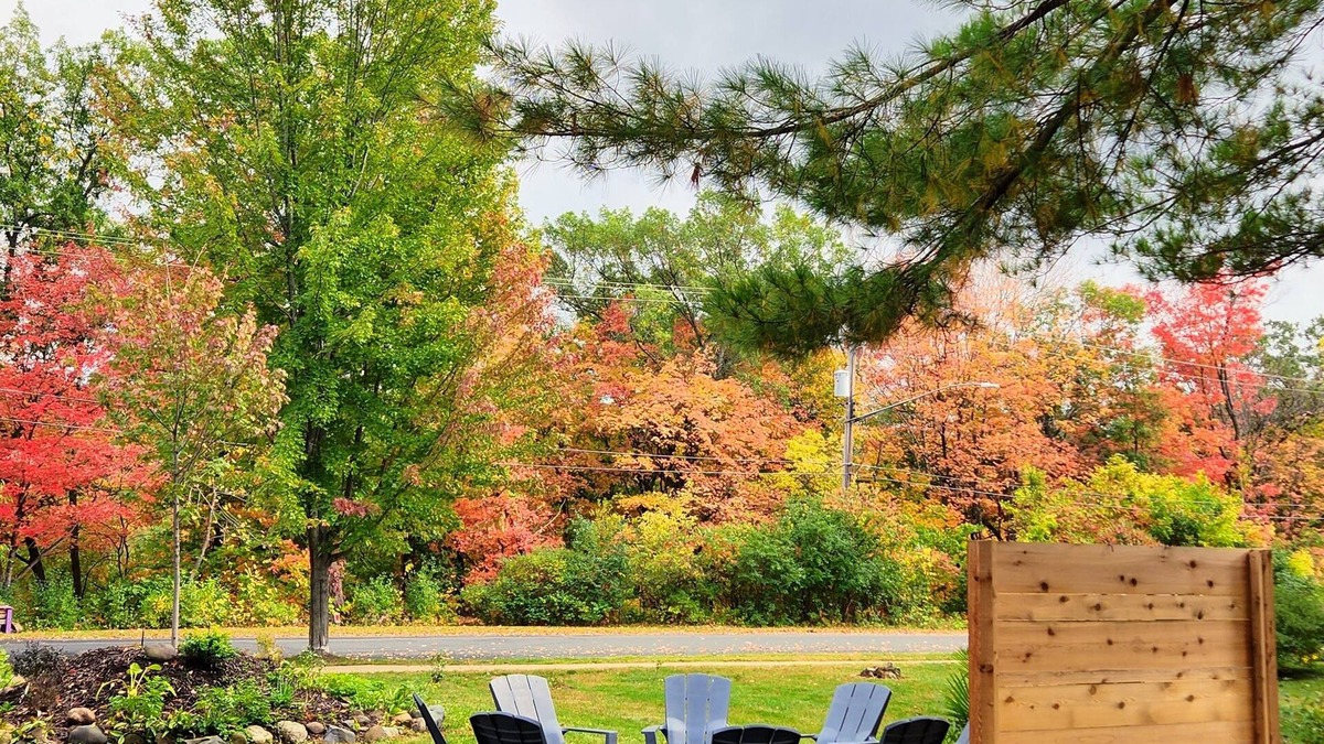 Taylors Falls House | Fall Colors on the St Croix River with King bed and NEW Sauna