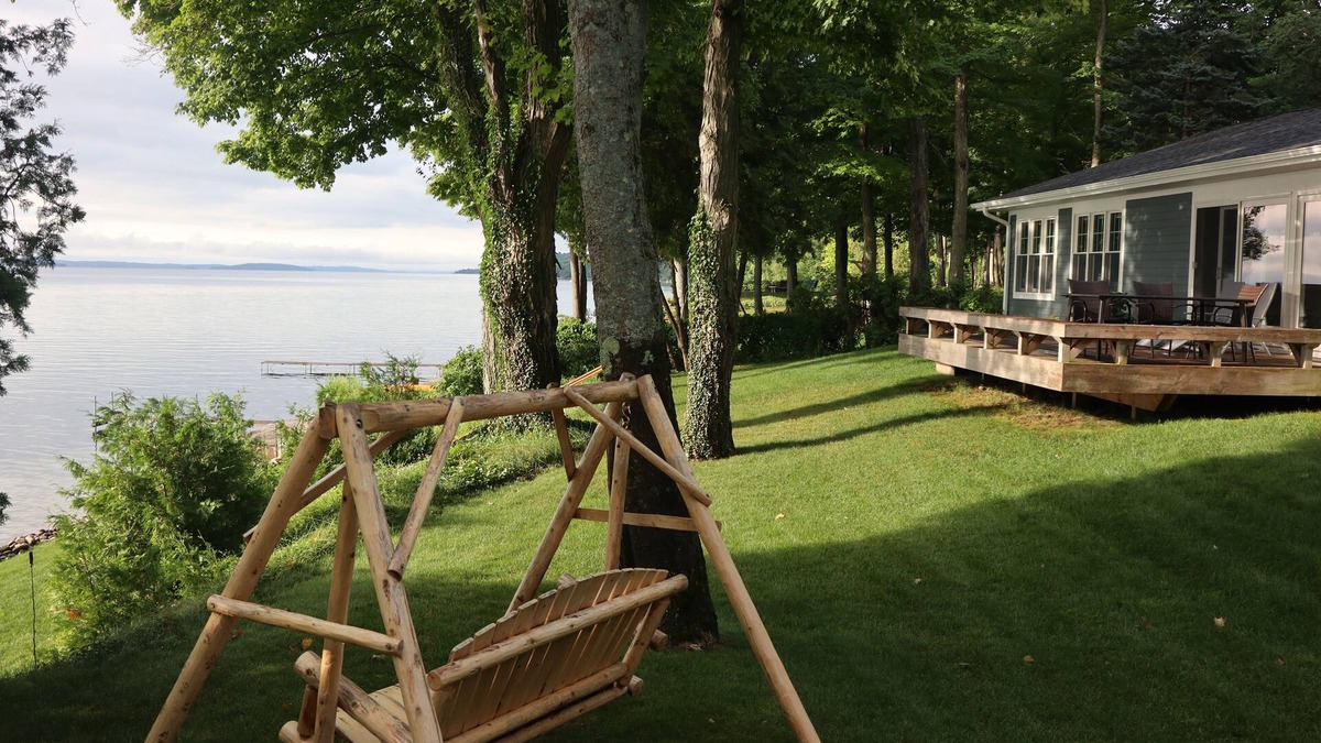Suttons Bay Cottage | Fall openings w/late check out, Breathtaking waterfront, 2 SUP & 3 kayak & bikes