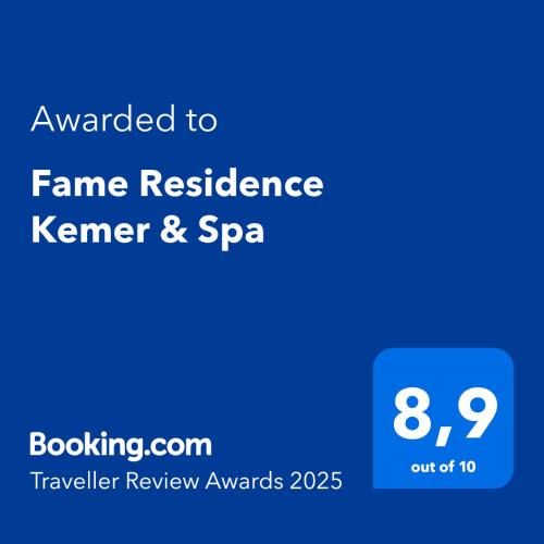 Kemer Resort | Fame Residence Kemer & Spa