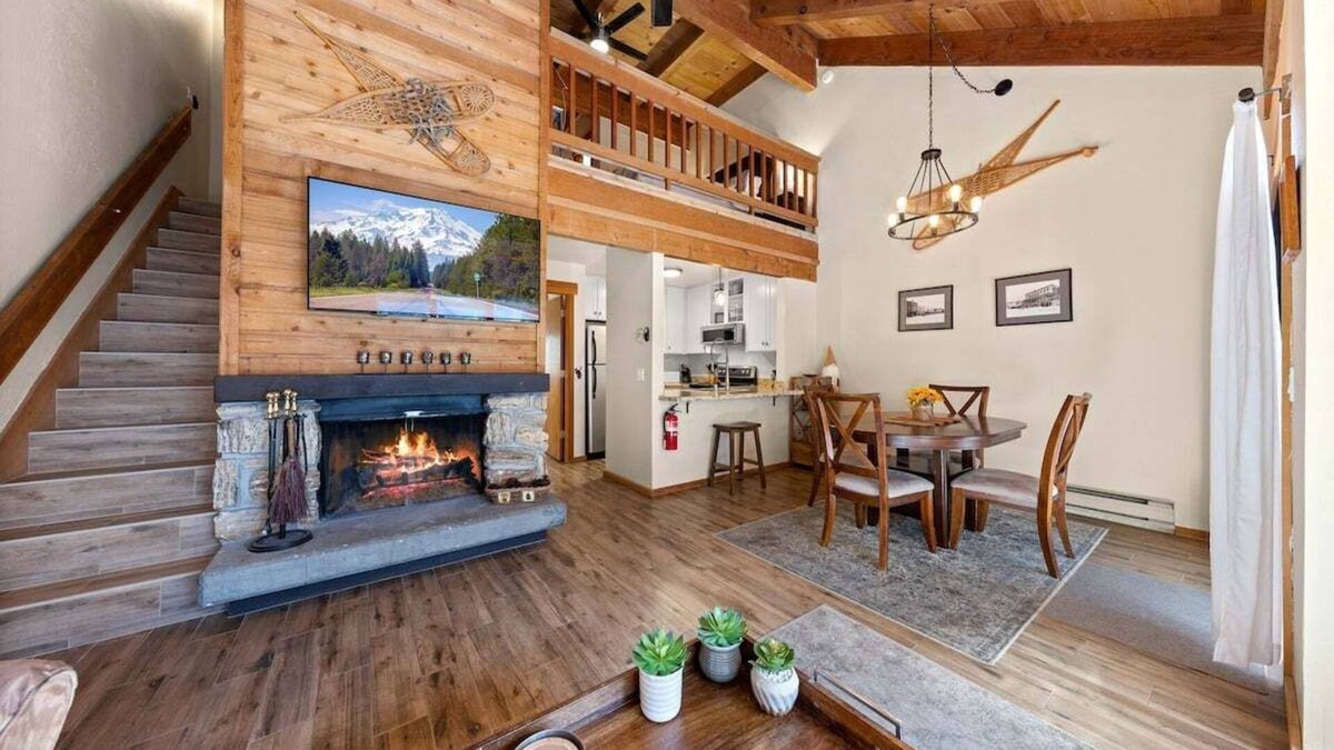 Tahoe Woods Condo | Family Enjoyment at Granlibakken Year round pool, sauna, hot tub