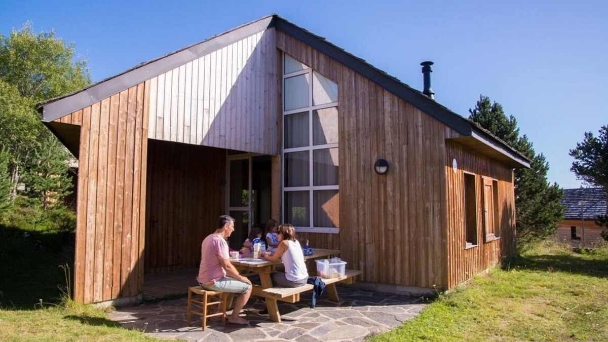 Saint-Denis-en-Margeride Ski Chalet | Family chalet for 6 people in a pine forest at Les Bouviers in Lozère.