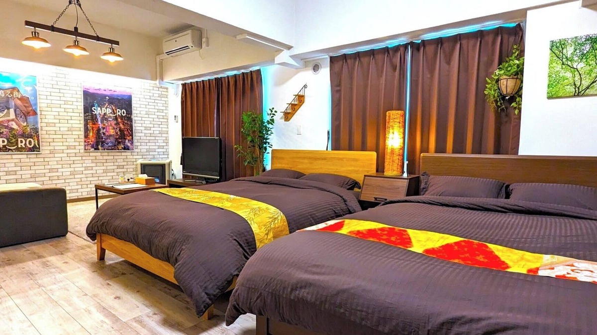 Higashi Apartment | Family Room Room 305 6 minutes walk from Sapporo - Room 305/Sapporo Hokkaidō