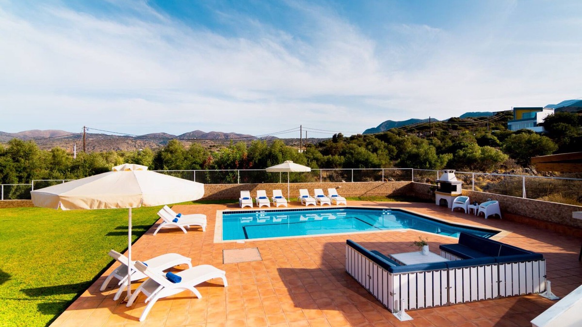 Milatos Villa | Family villa with private pool , sea views, Crete