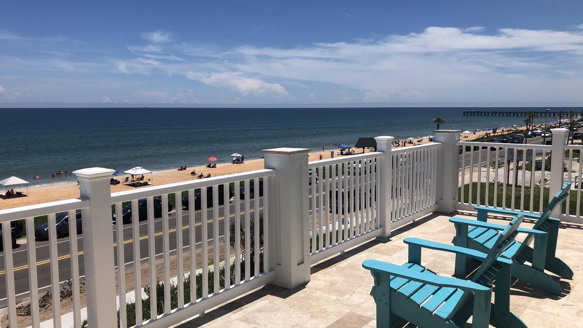 Flagler Beach House | Fantastic View! Beautiful Oceanfront Beach House; Steps from the Beach!