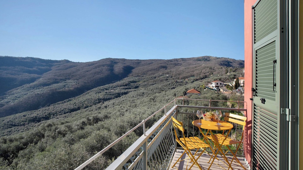 Lucinasco Other | Farmhouse 'Il Nido Tra Gli Ulivi' with Sea View, Wi-Fi and Air Conditioning