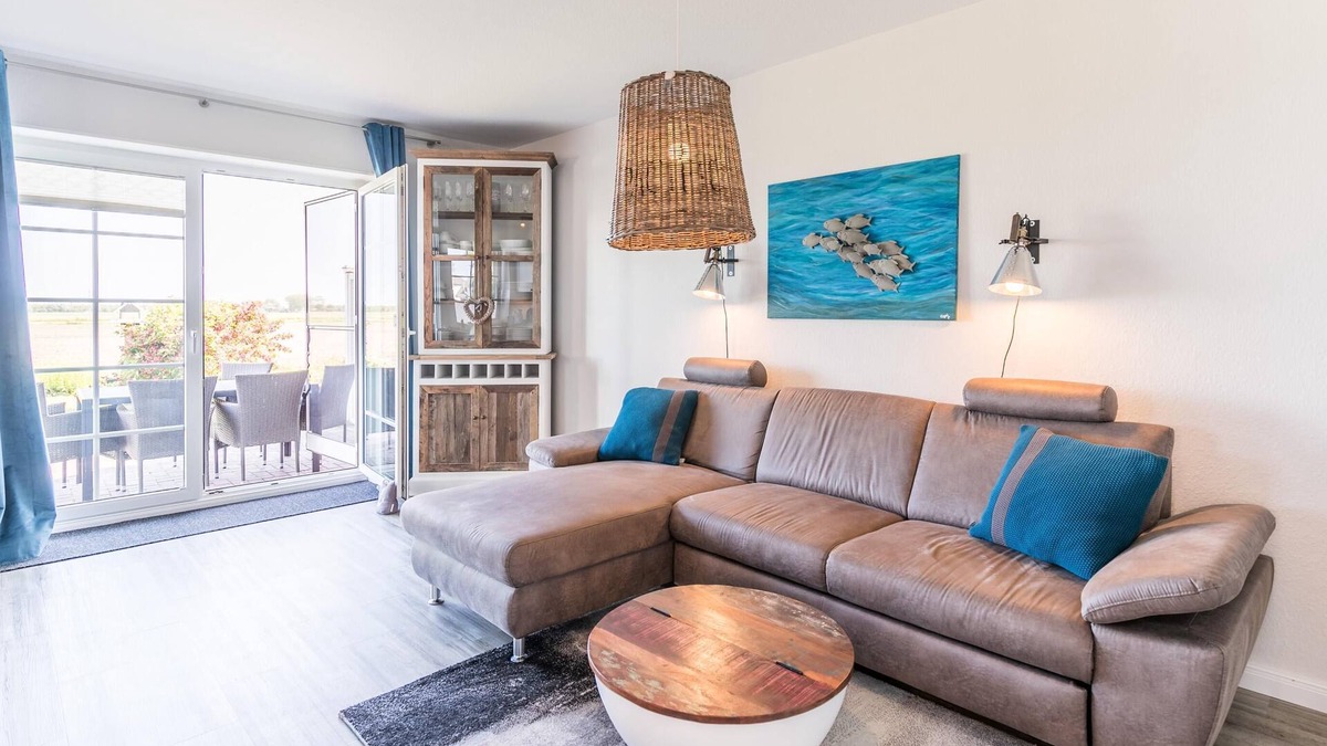 Westerdeichstrich Apartment | "Favorite place": Modern, rural vacation apartment with a beautiful terrace