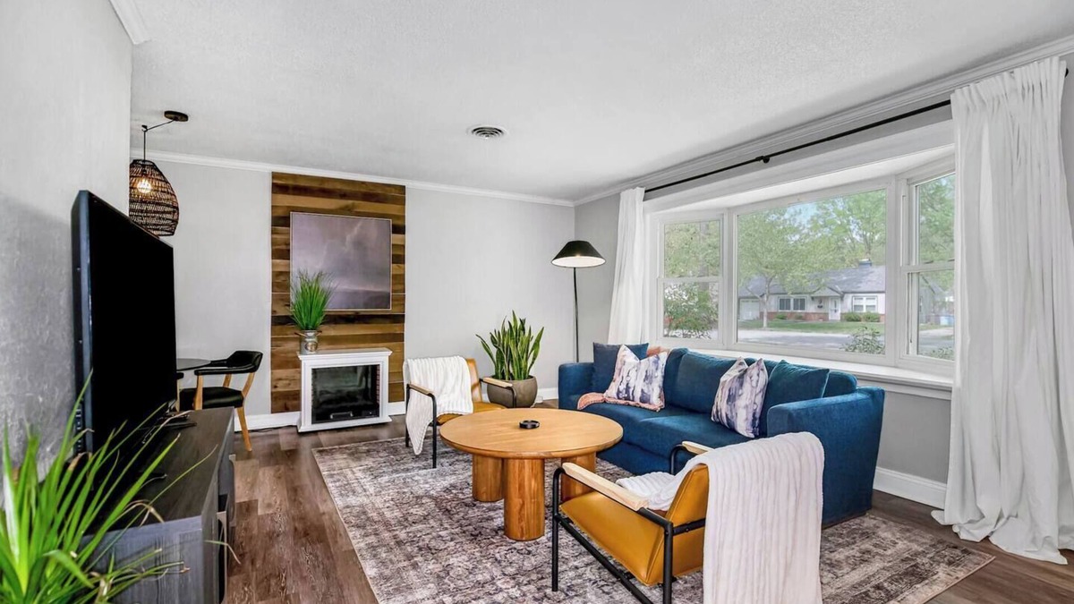 Prairie Village House | Feel at home in this charming house on a quiet street