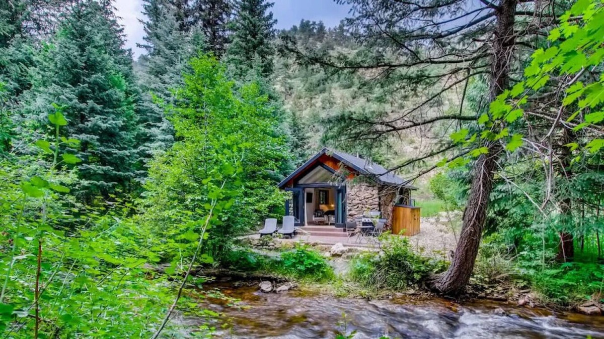 Idaho Springs Cabin | FELDSPAR Minimalist Modern WATERFRONT Cabin
