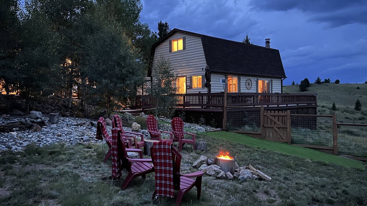 Indian Mountain Cabin | Fenced in Mountain Cabin. Welcome to Camp Loon.n