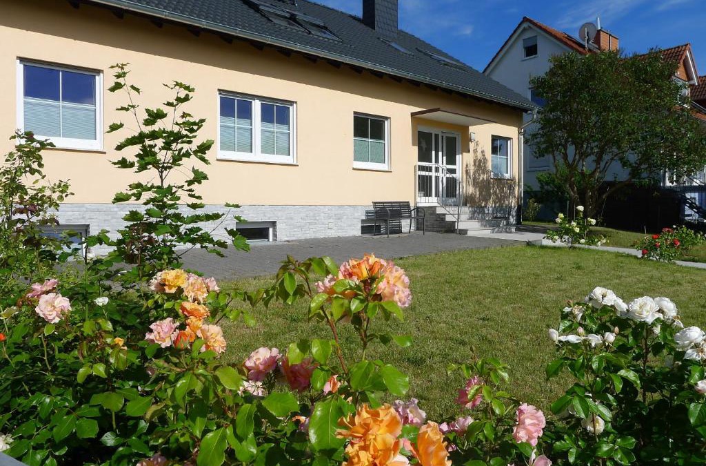 Wasserlos Apartment | Ferienwohnung mit Terrasse am Rosengarten