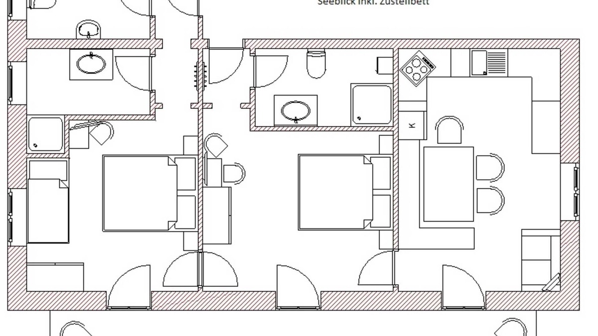 Tiefgraben Apartment | Ferienwohnung Seeblick 1. Stock - Pension Winter Am Irrsee