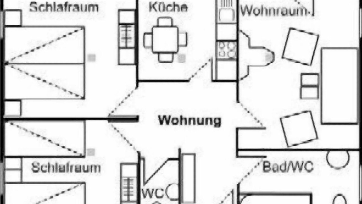 Milte Apartment | Ferienwohnungen Landhaus Am Esch, Ferienwohnung im Erdgeschoss