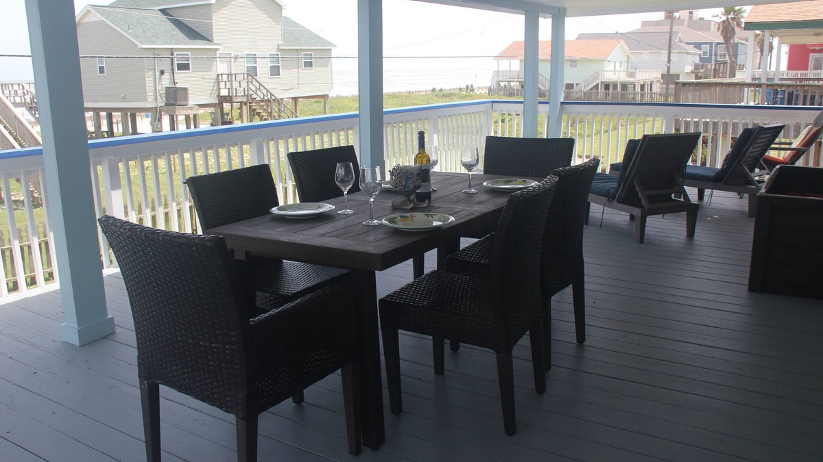 Bermuda Beach House | Few Steps from beach, fabulous view from ginormous gated deck!