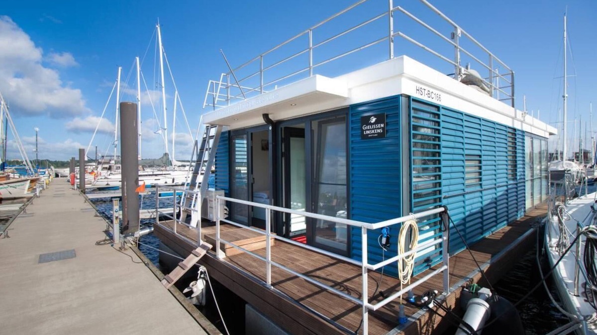 Flensburg House | fewo1846 - Floating house with 2 bedrooms and roof terrace