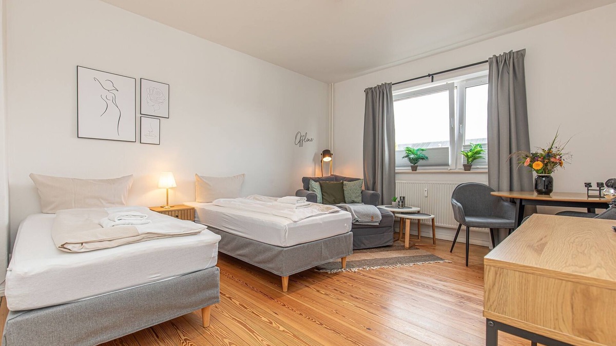 Nordstadt Apartment | fewo1846 - Kommood - studio apartment close to the centre with balcony