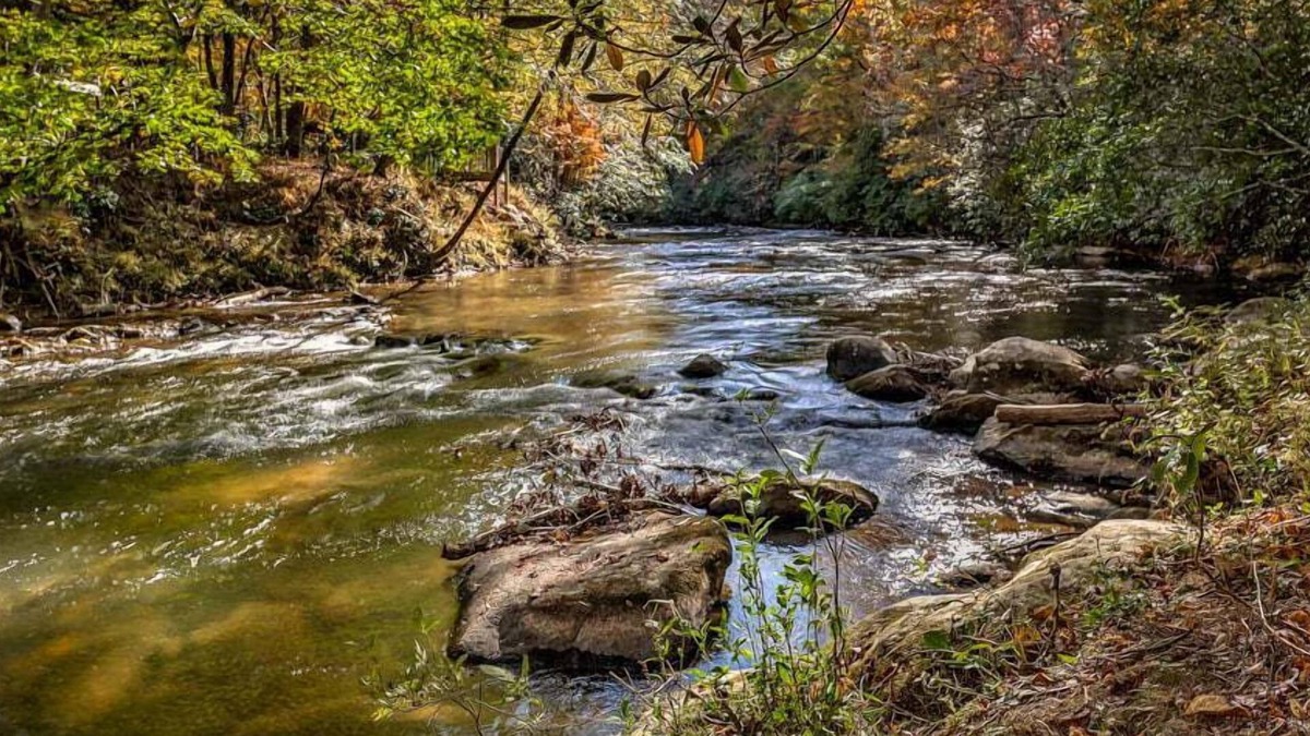 McCaysville Cabin | Fightingtown Creek Retreat - Pet Friendly, Steps to Creek, Hot Tub
