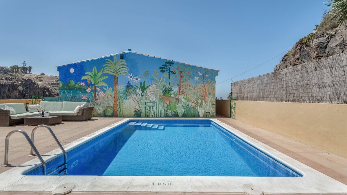 Guia de Isora Villa | Finca Eden with Sea View, Pool & Wi-Fi