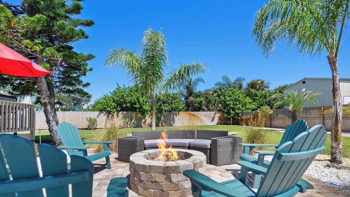 Crescent Beach House | Fire Pit, Tropical Oasis, Steps to Beach, Patio