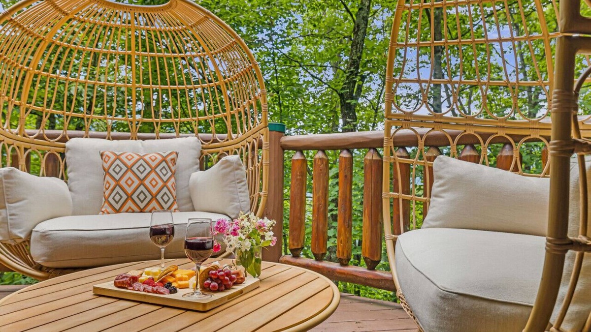 Bryson City Apartment | Firefly Lodge; views, theatre, game room, hot tub
