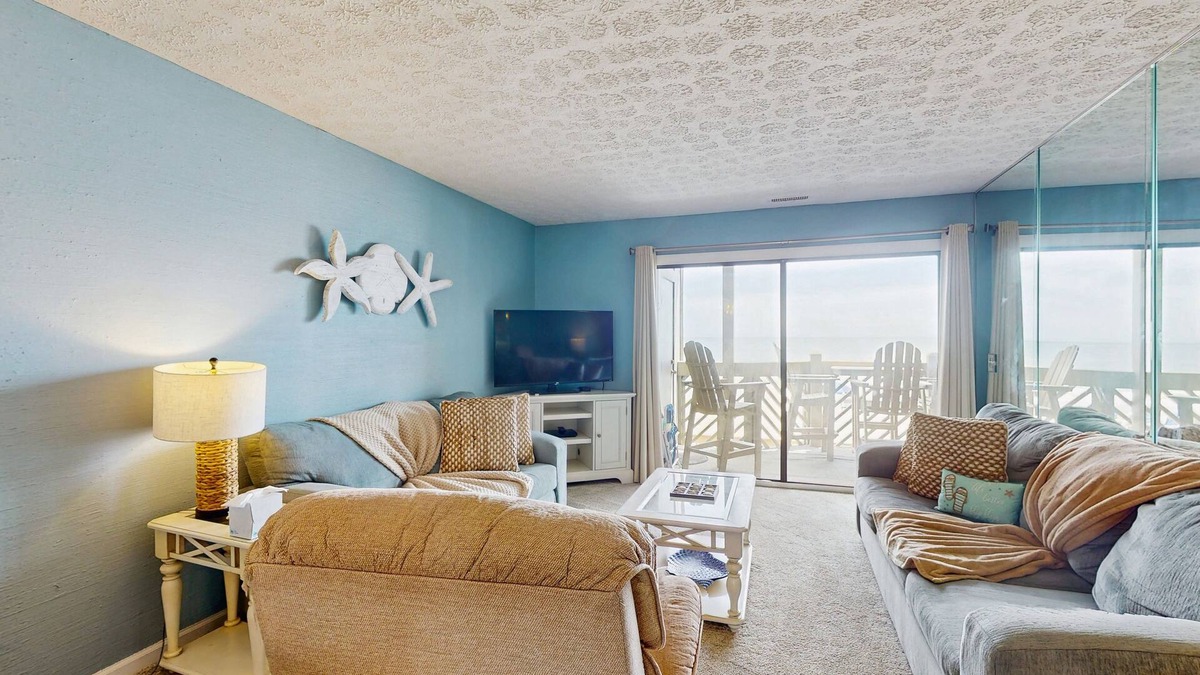 Garden City Condo | First floor oceanfront condo with pool, hot tub & beach access