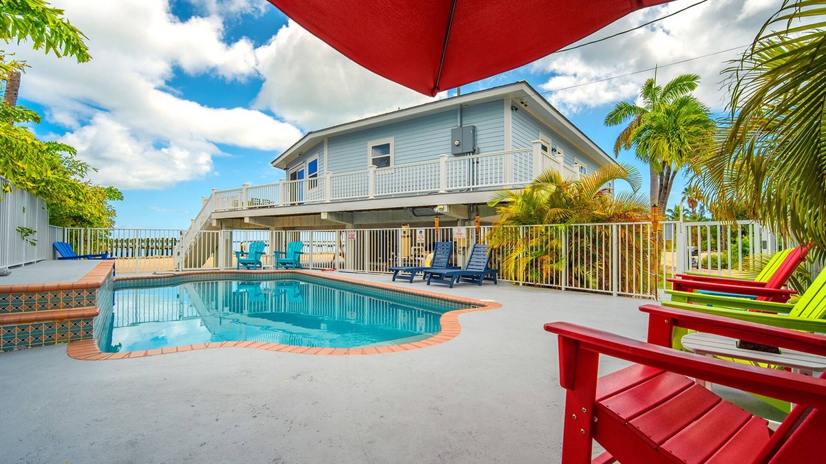 Big Pine Key House | Fishermen`s Paradise | Waterfront home with huge pool, 220-foot dock & gorgeous interior