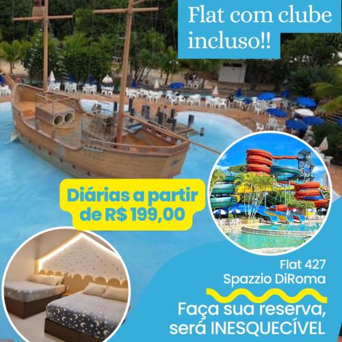 Prive das Caldas Apartment | Flat 427 com clube diroma GRATIS TODOS OS DIAS!