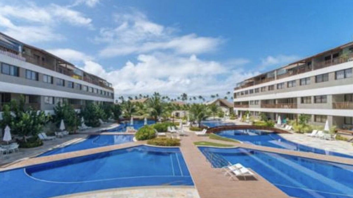Ipojuca Apartment | Flat Condomínio de Luxo Beira mar de Muro Alto, Vista Para Piscina