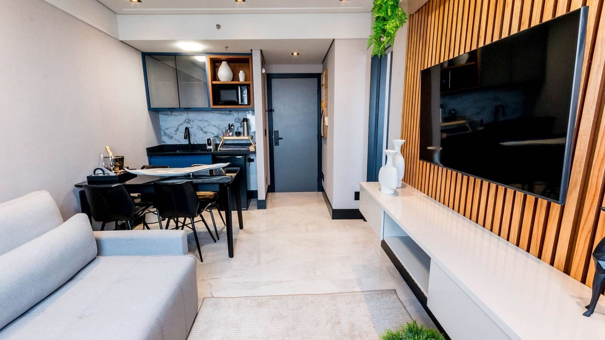 Alphaville Industrial Apartment | Flat Equipado em Tima Localiza o Wi-fi e Lazer