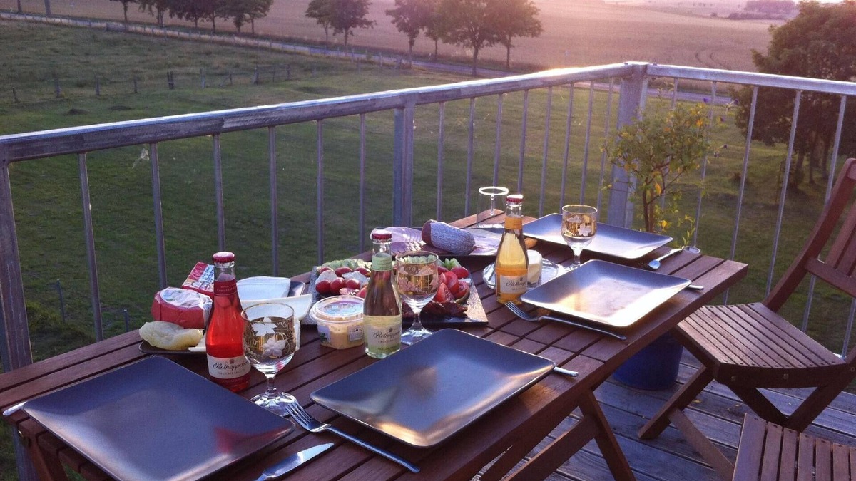 Lelkendorf Apartment | Flat in Lelkendorf with large balcony