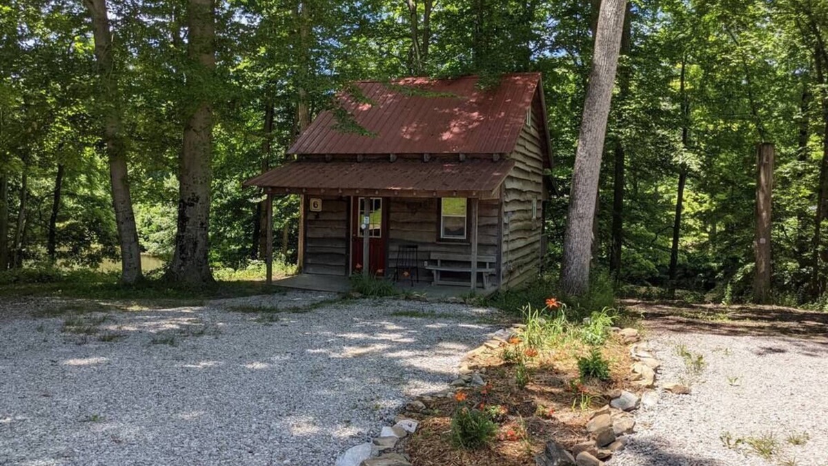 Helmsburg Cabin | "Flatts" Deluxe Camping Cabin #6 | Pet Friendly