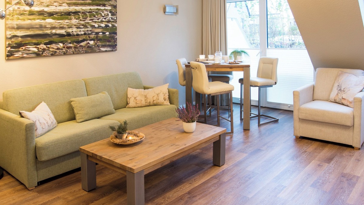 Murwik Apartment | Fördewald - WLAN, parking space, washing machine, balcony, 1st floor, TV, bathroom with shower