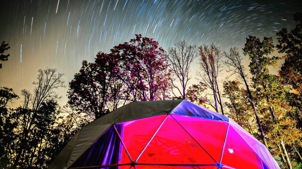 Hartford Boat Rental | Forest Fairy dome in Smoky mountains - GlampiTiNnn