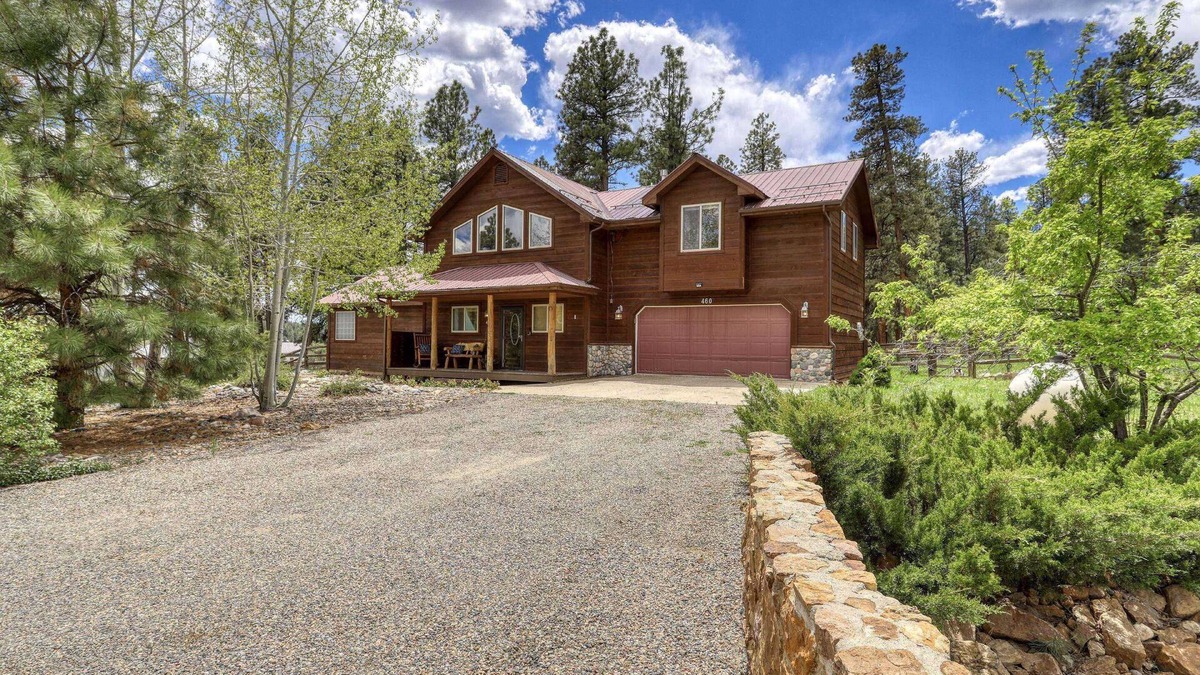 Pagosa Highlands House | Forest View House: Cozy Cabin with Huge Deck, Mountain Views, and Access to Turkey Springs Trails