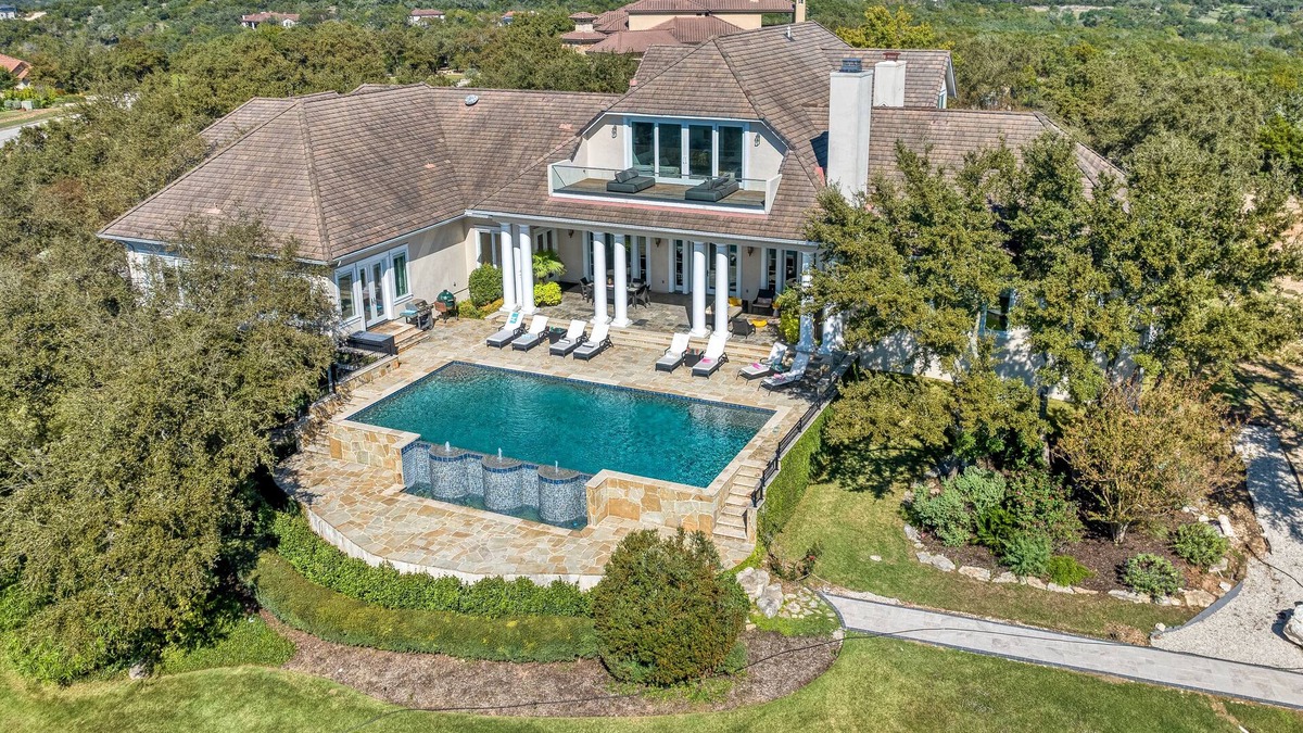 Cross Mountain House | Fortaleza l Luxury 8 BR, 7,000+ sqft Palace on 3 Acres with Pickleball & Basketball Court