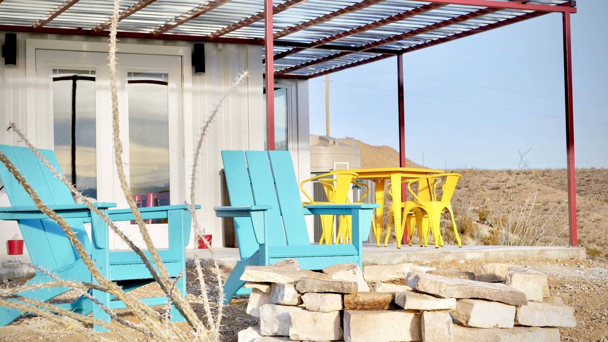 Terlingua House | Fossil Knob Ridge -Quicksilver: Ultra Modern Container Home