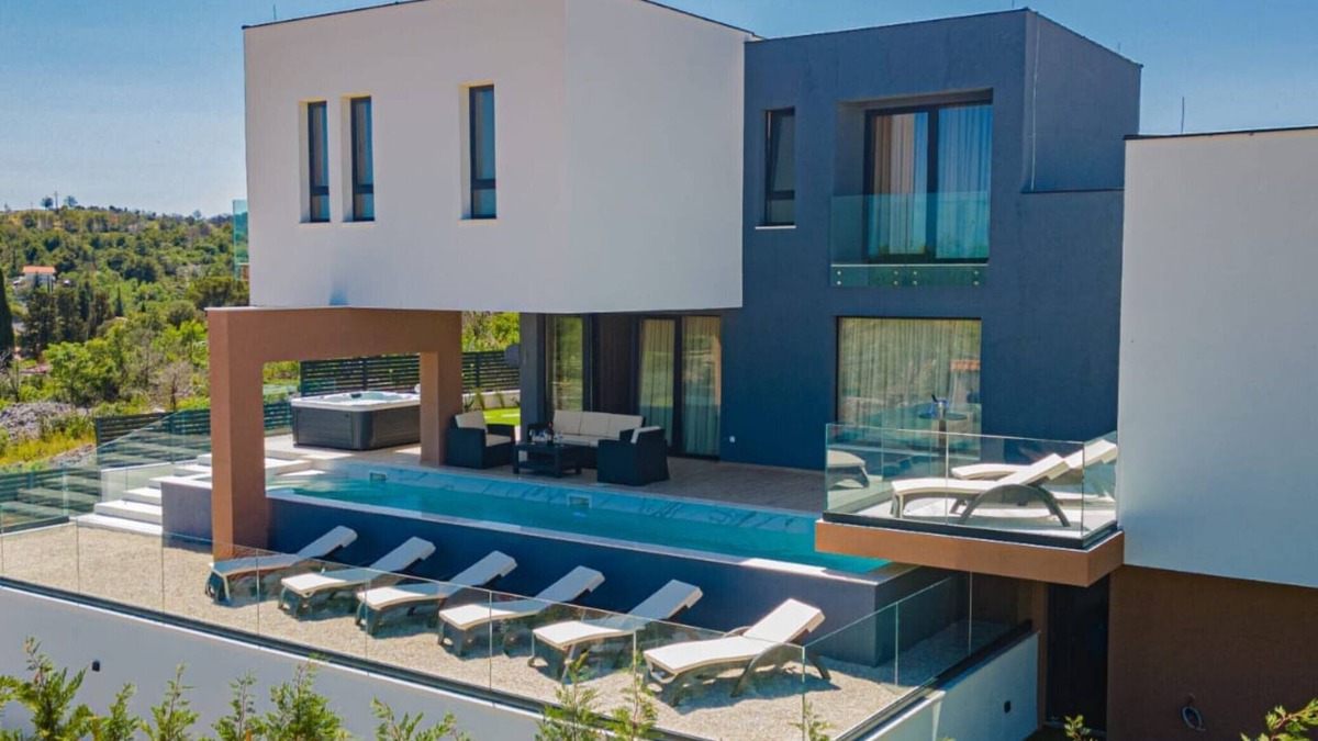 Zaton Villa | Four Bedroom Villa Šimun Zaton with Sea View and Private Pool