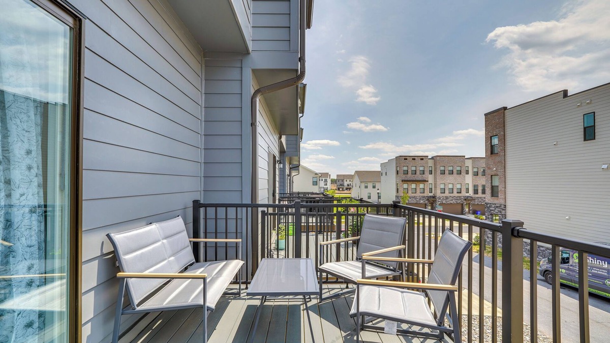 Frederick House | Frederick Townhome w/Balcony, Close to Parks!